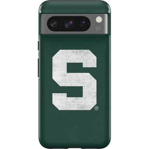 Michigan State University Spartans Away Grey S Google Pixel 8 Pro Impact Case